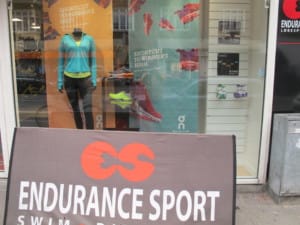 Endurance Sport Gl. Kongevej.  En af de første butikker til at tage On i sortiment.