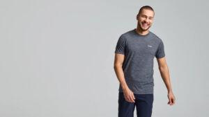 Ultralet, varm og åndbar SLAM Active Merino T-Shirt